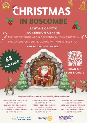 Santa's Grotto in the Sovereign Centre