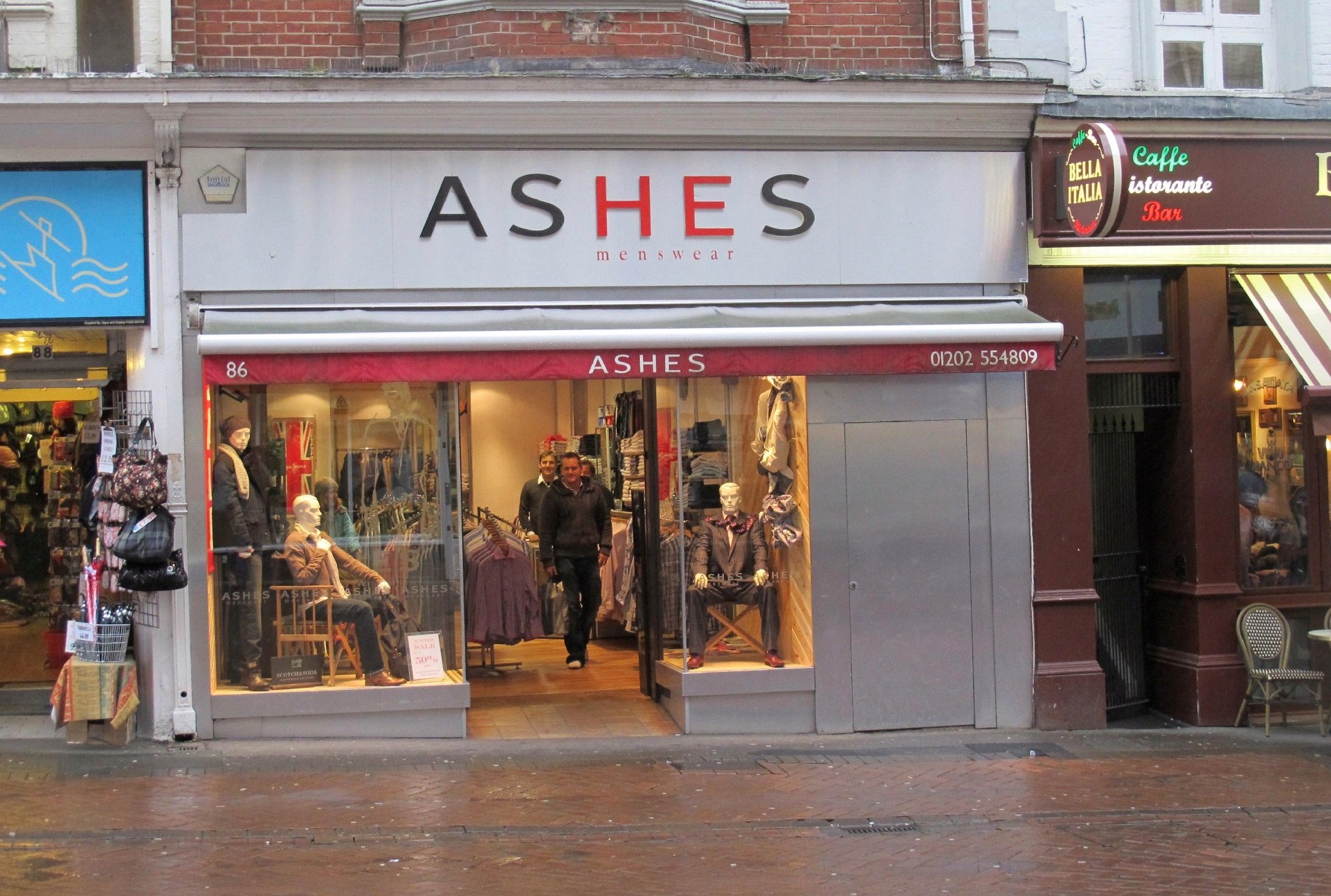 Ashes Menswear