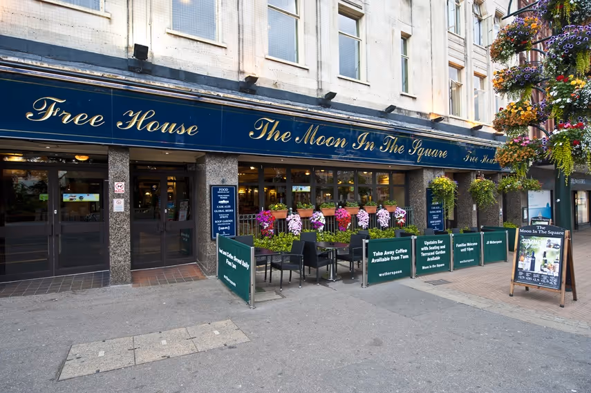 The Moon in the Square