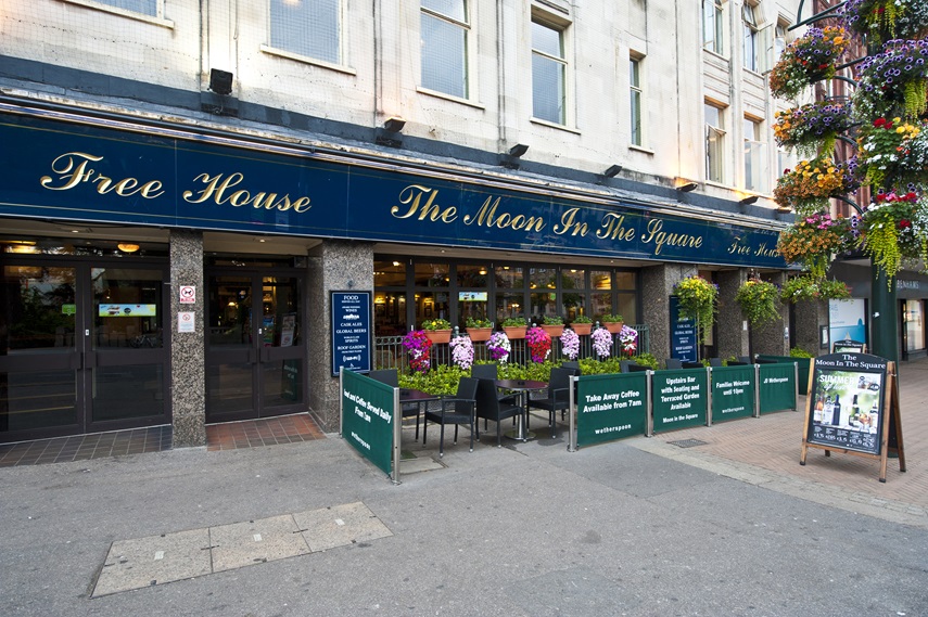 The Moon in the Square