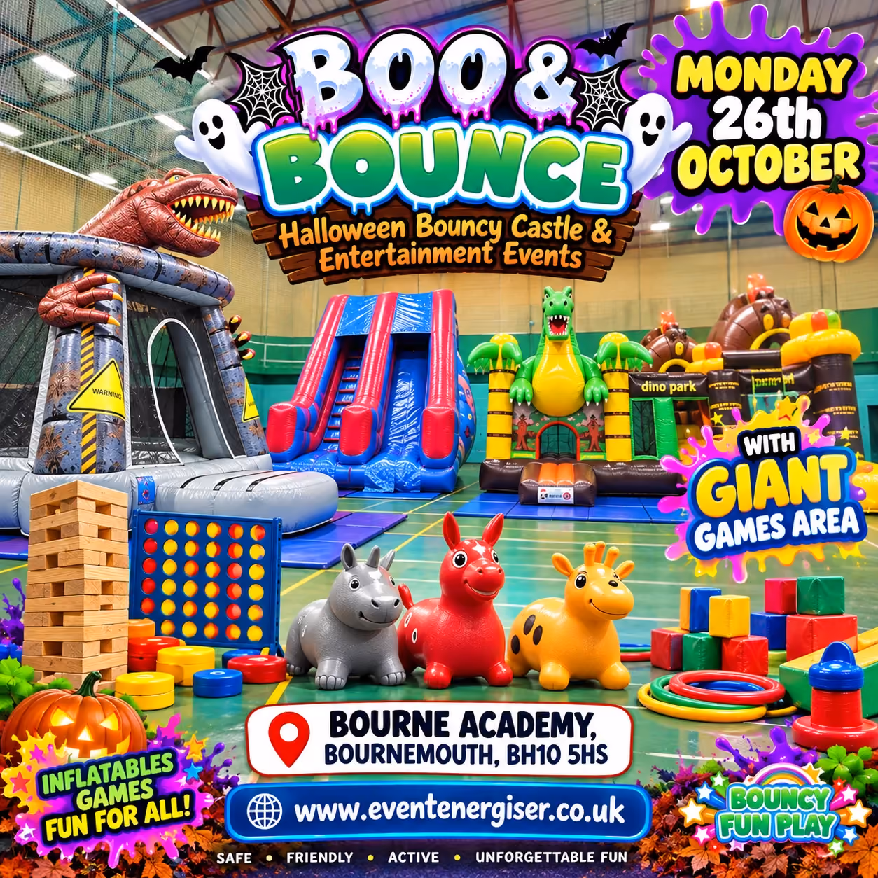 Boo and Bounce plus Giant Games