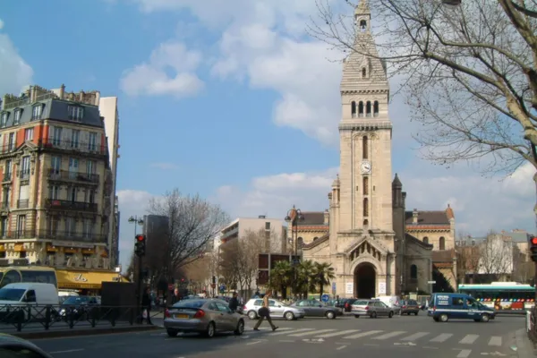 quartier dynamique de Alesia à Paris