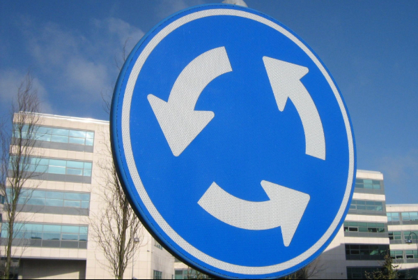 Roundabout Sign