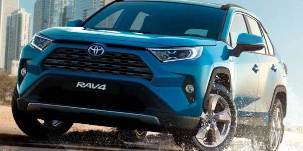 Front view of Toyota RAV4