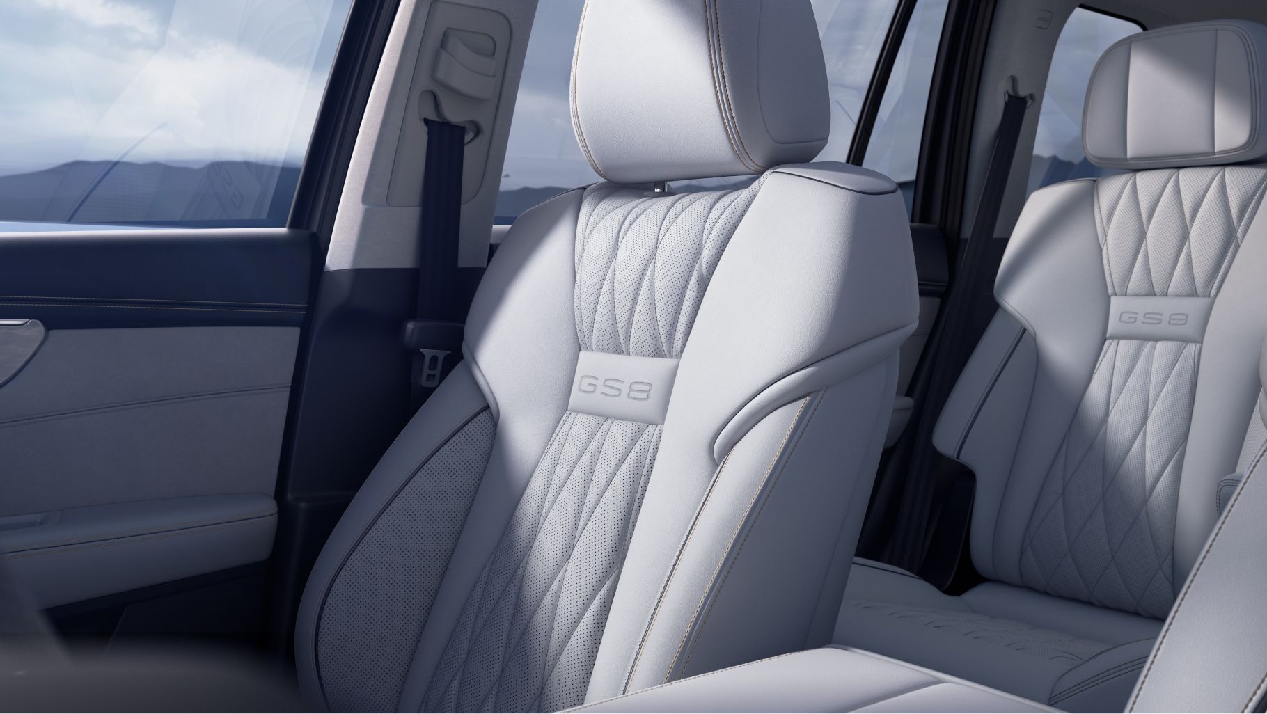 GS8 Ultra-thin screen & full-coverage LCD Dashboard
