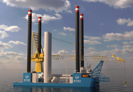 Rendered image of the a vessel