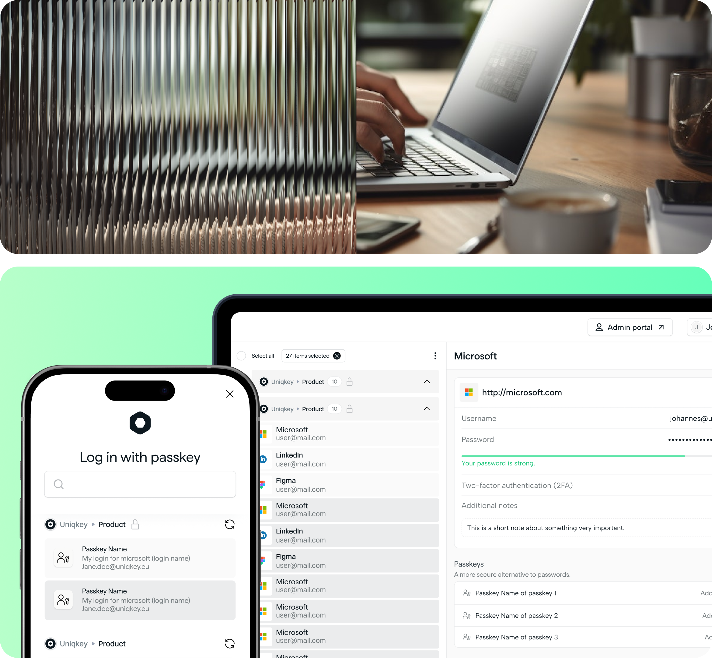 passkeys for business
