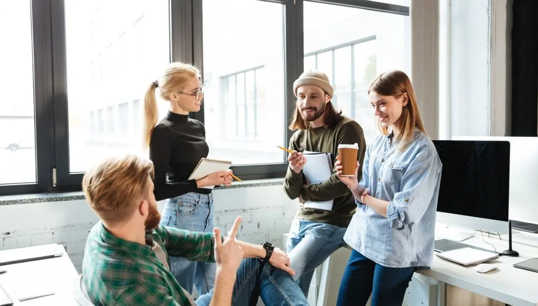 Group of people in office