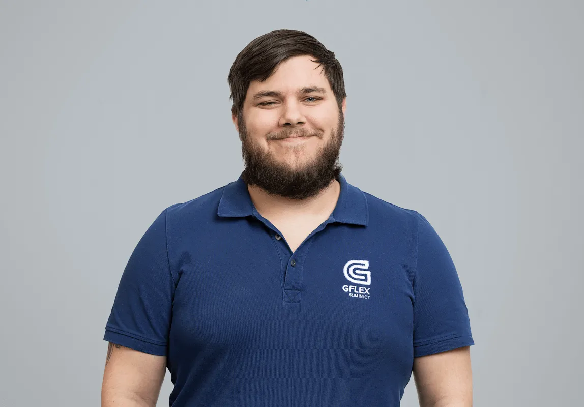 portret van Gflex medewerker