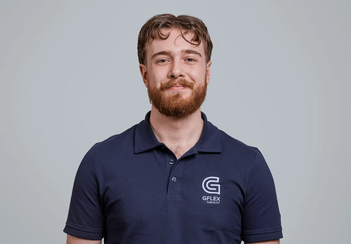 Portret Gflex medewerker Wesley