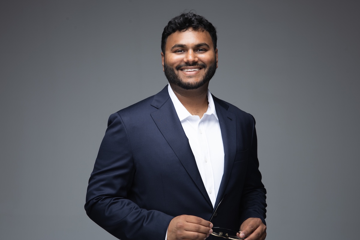 Equitech Scholar Shivang Thakor pictured