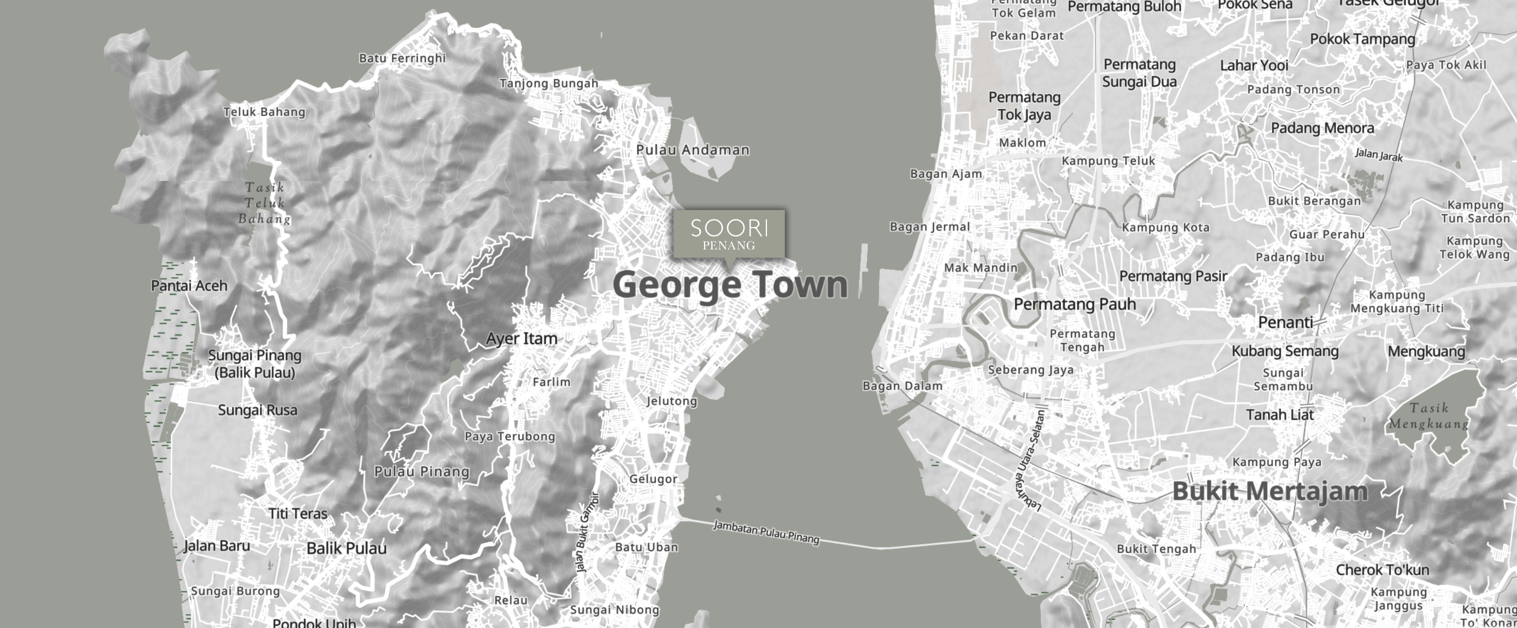 Soori Penang Map