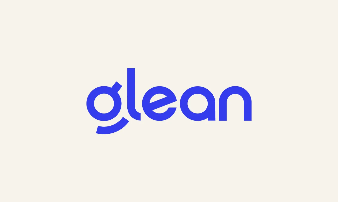 Glean logo on white background