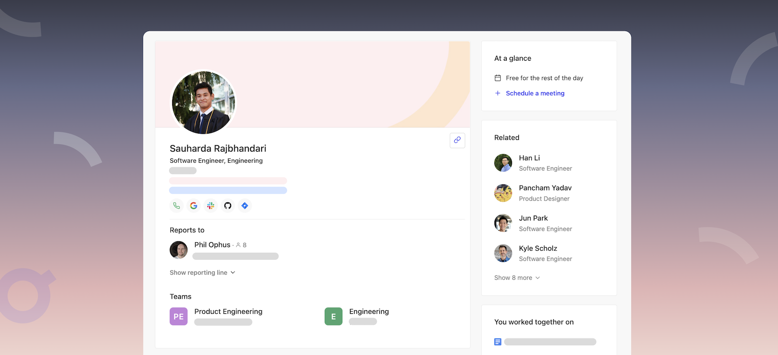 How Glean's profiles make work more personal