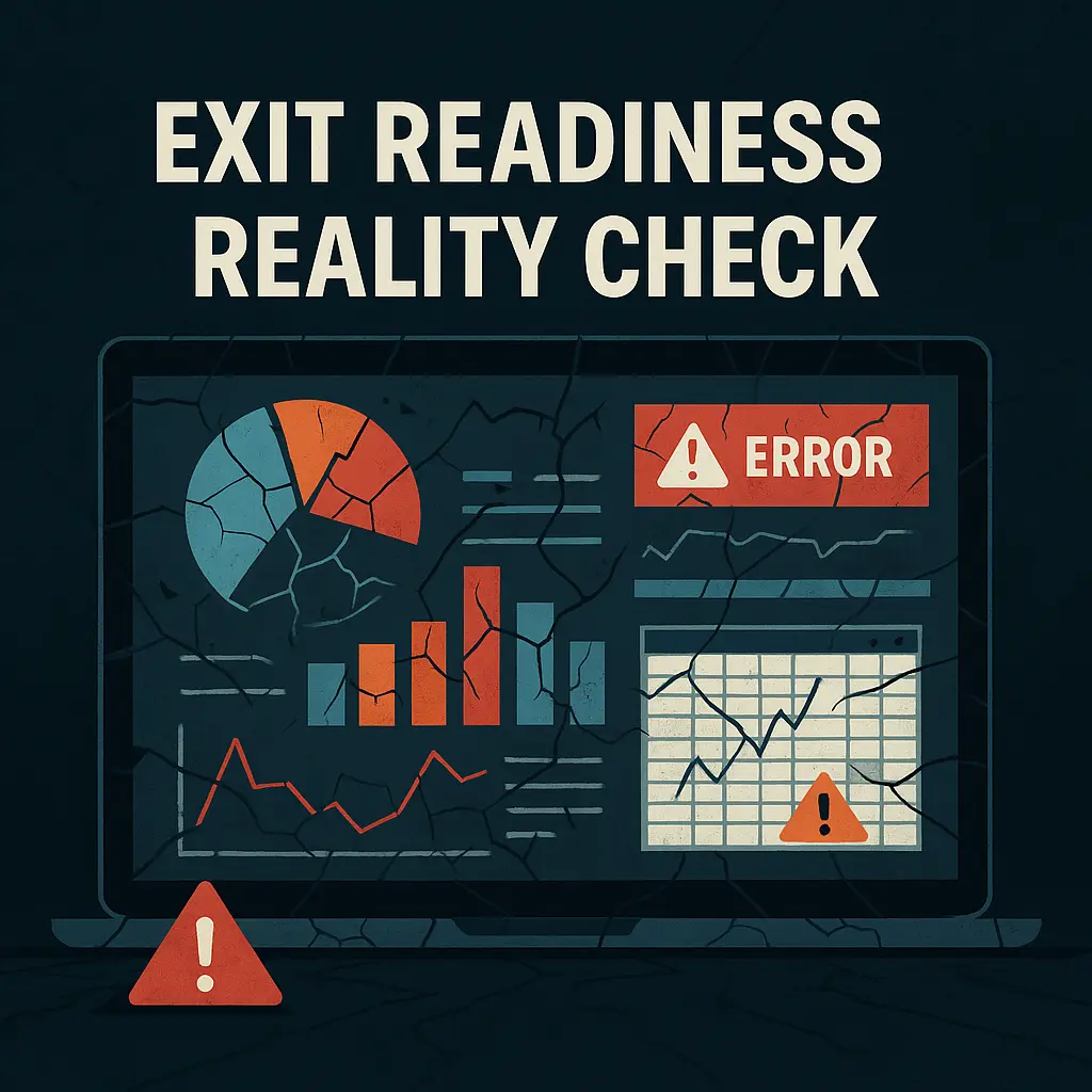 An image of broken dashboards