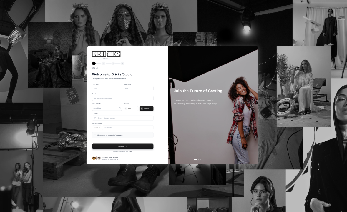 Neon Media Webflow site – bold, animated layout for a digital agency with portfolio and modern design