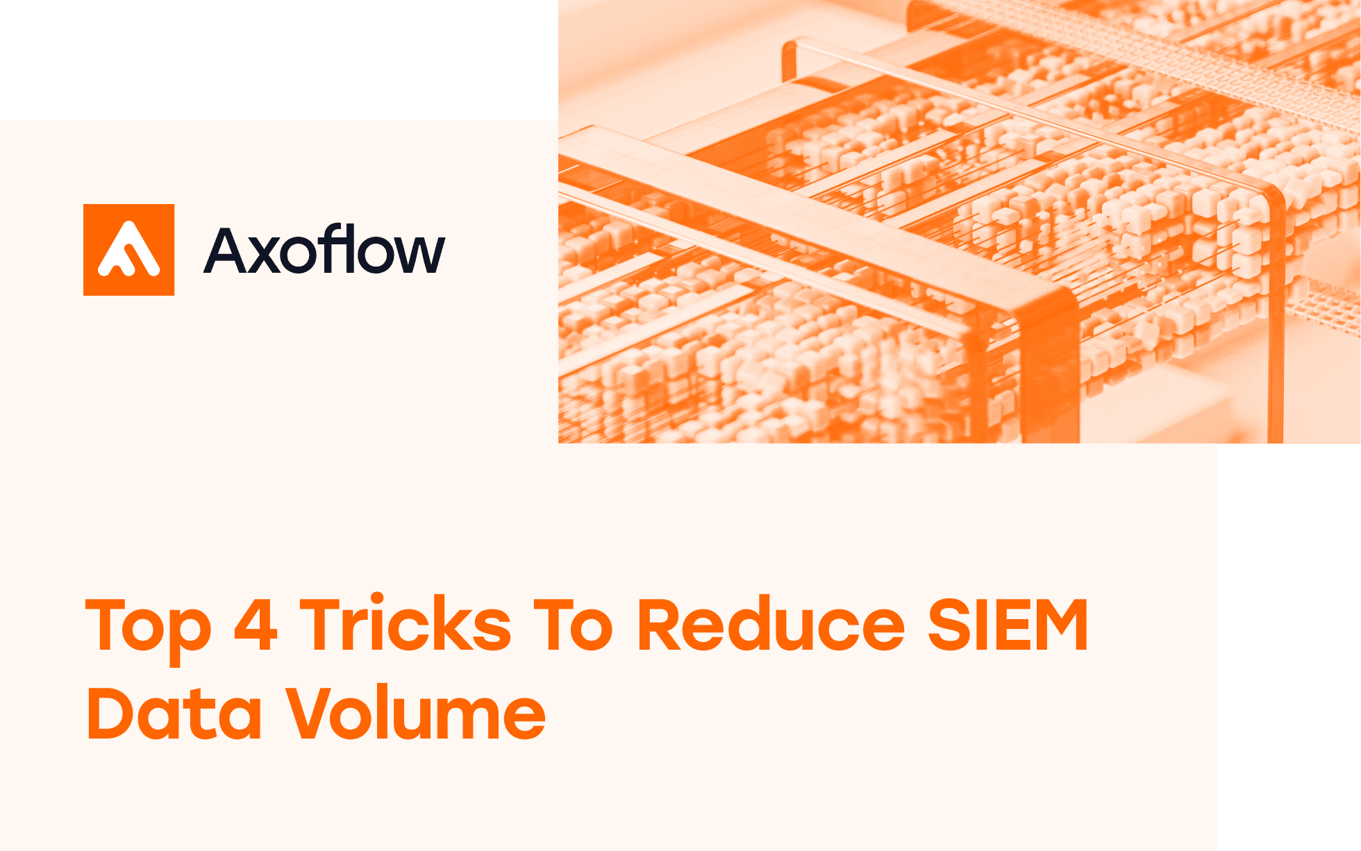 4 tricks to reduce security data volume