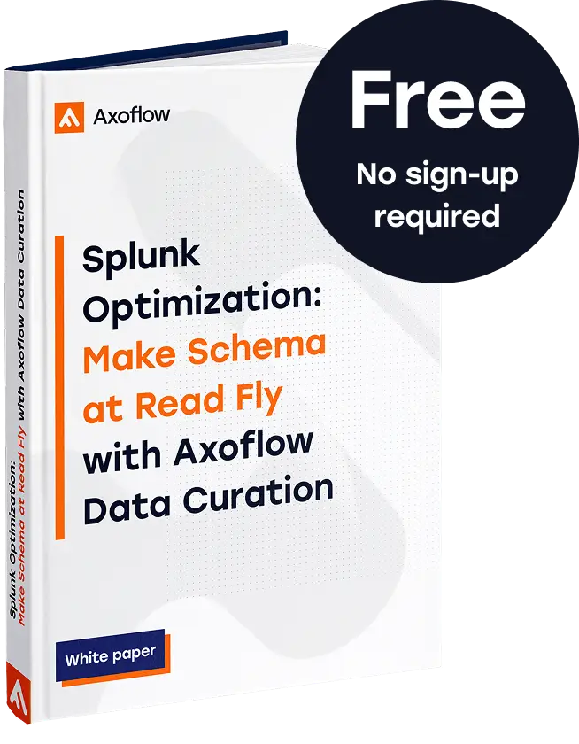 Splunk white paper cover Axoflow