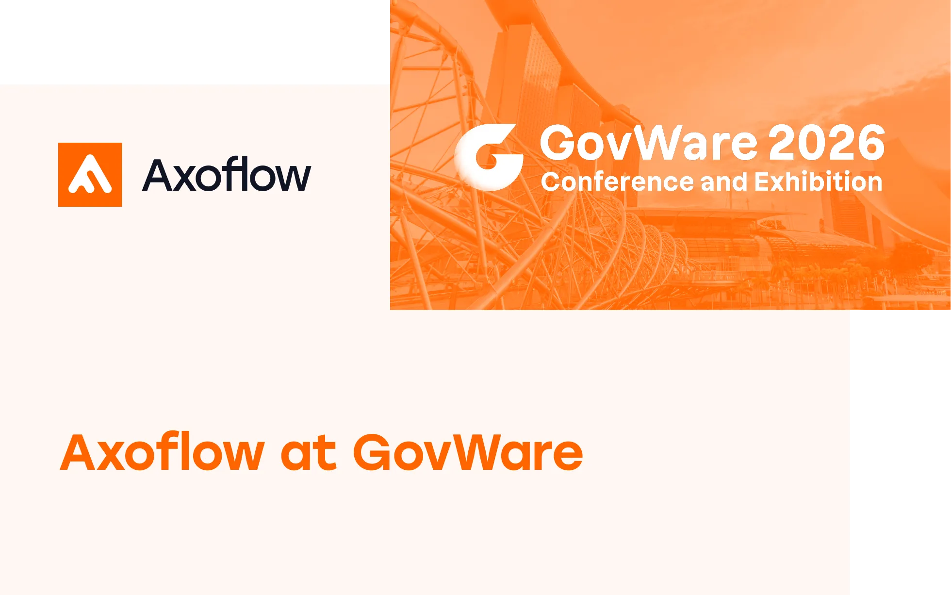 Axoflow at GovWare 2026 Conference and Exhibition, Singapore