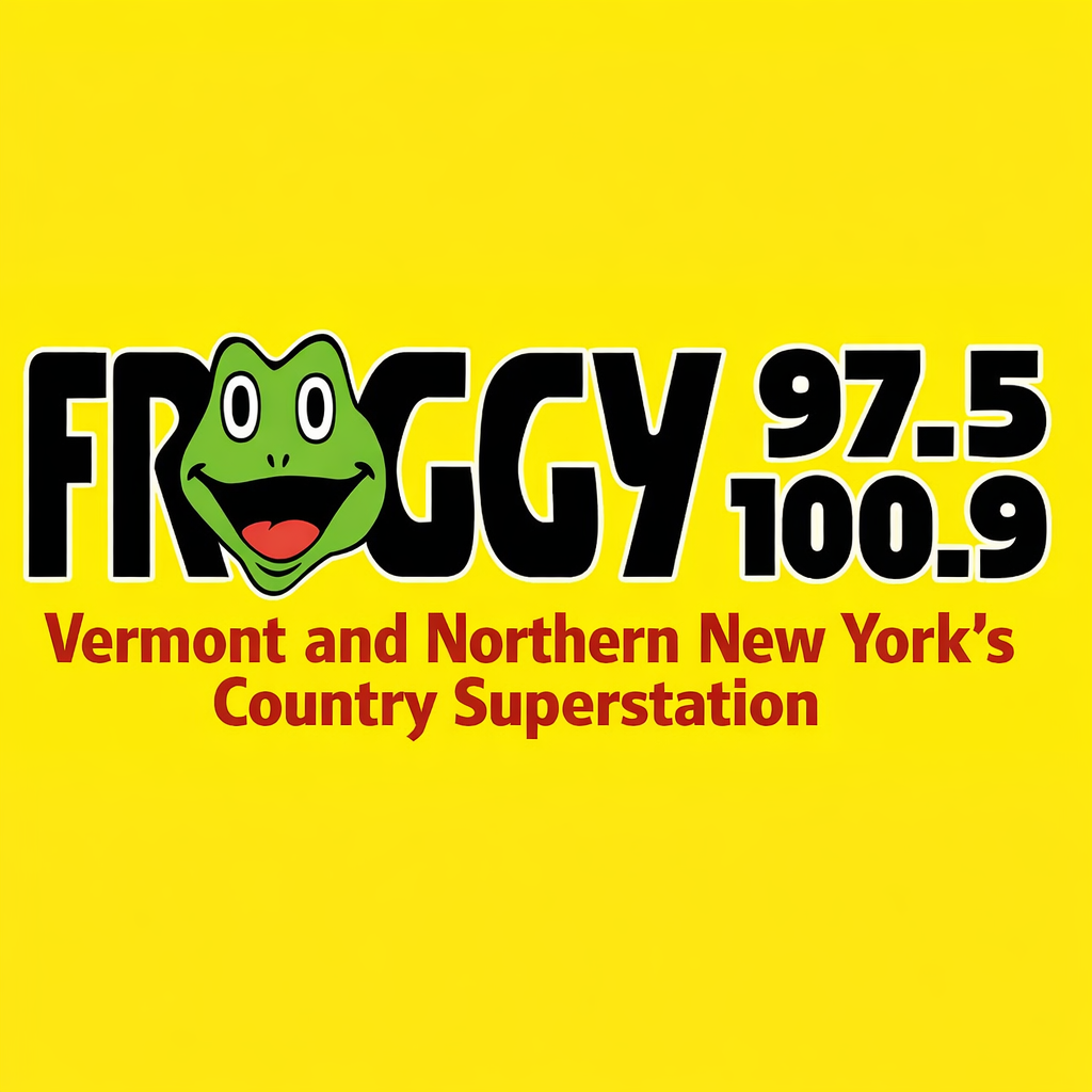 Froggy 104.3, 100.9 logo