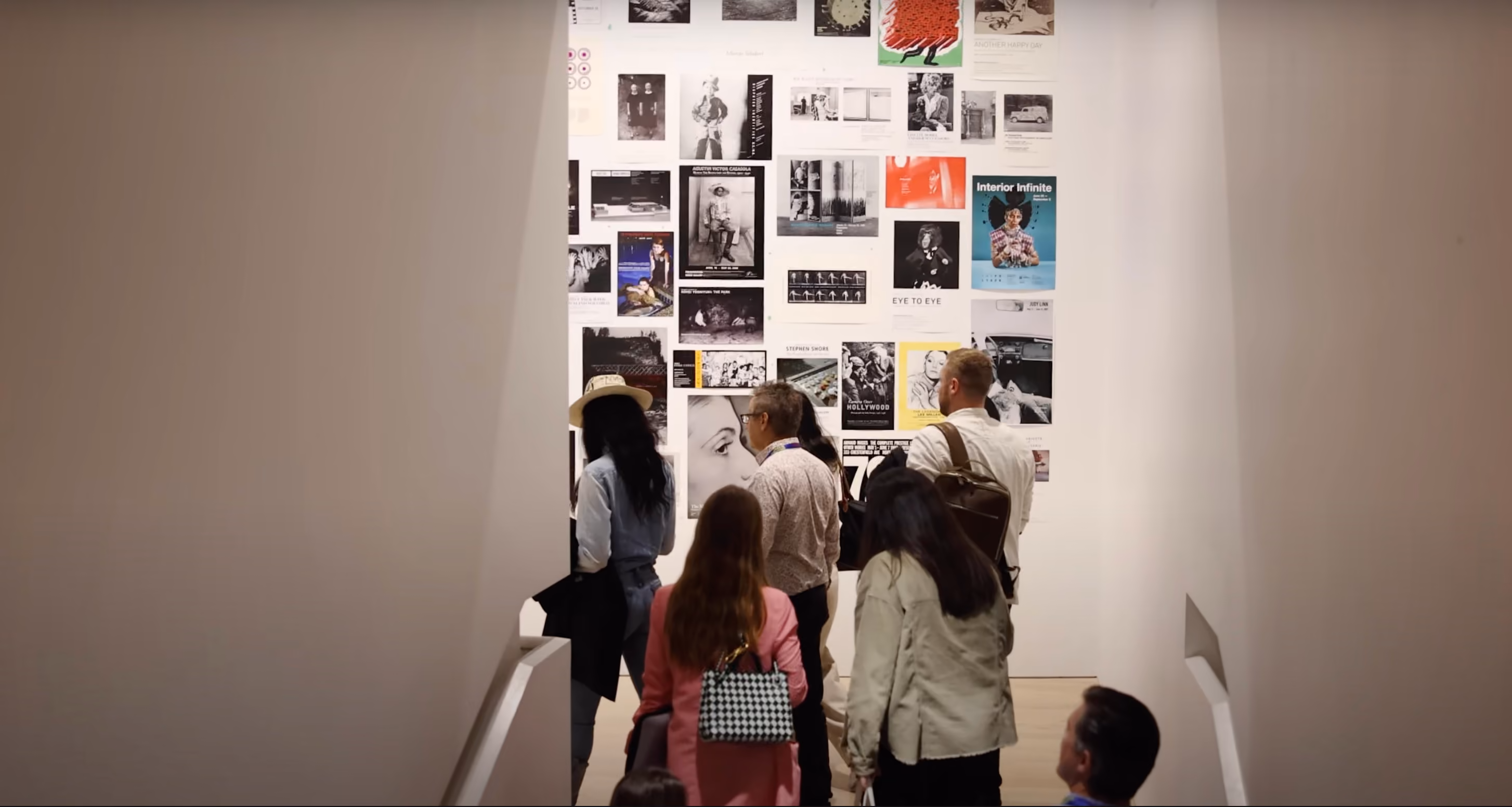 Person interacting with a digital graffiti wall