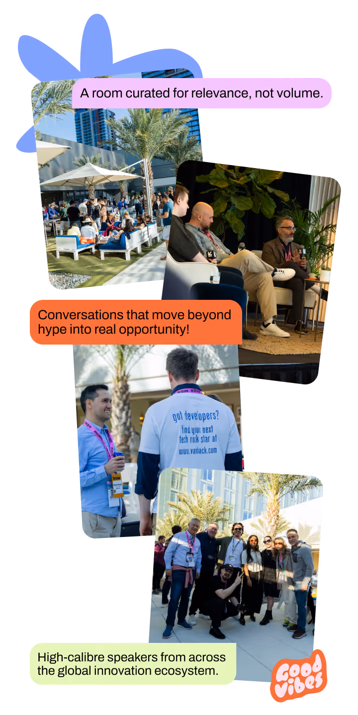 collage about 2025 sxsw frontier of innovations event