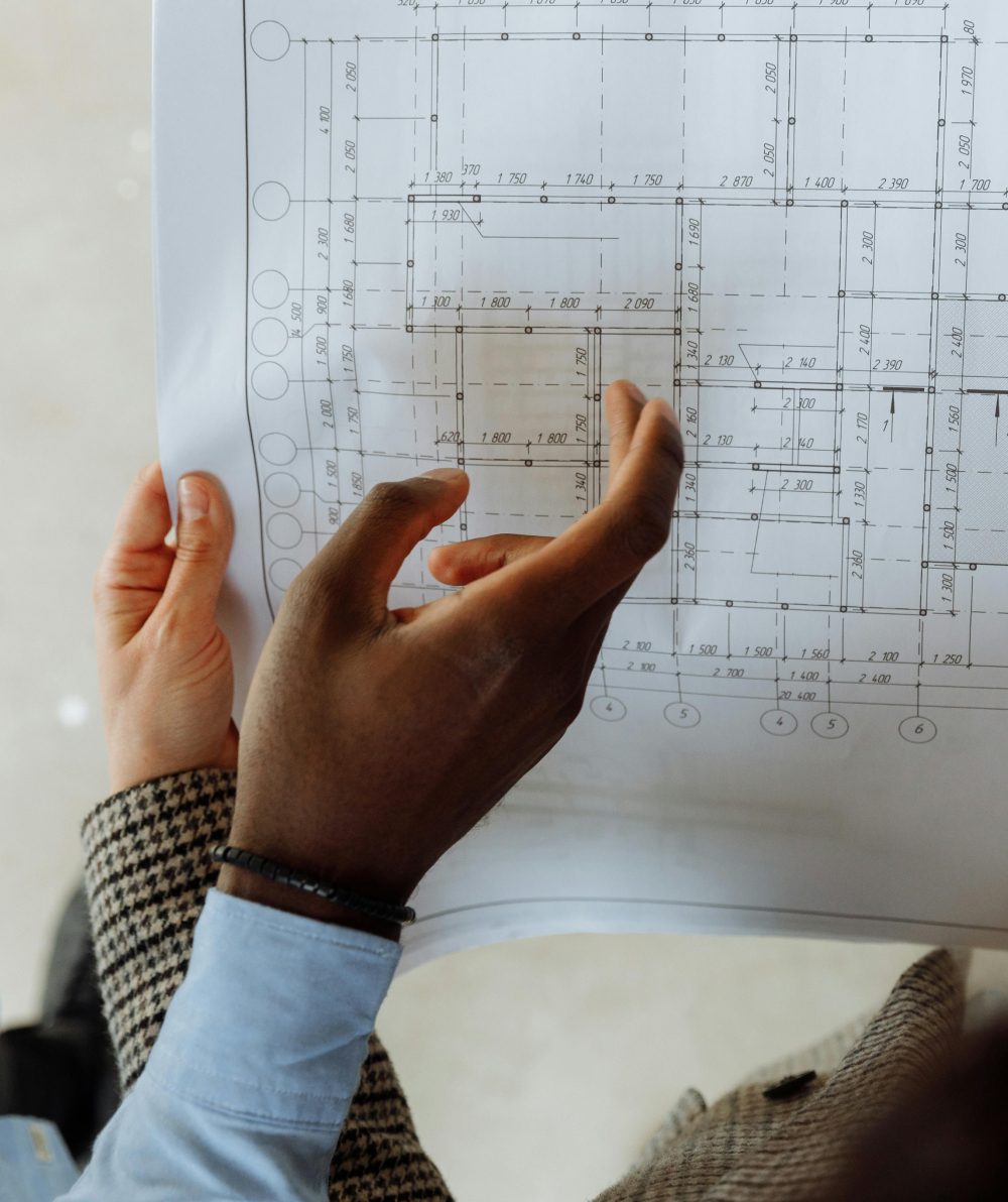 Main présentant un plan