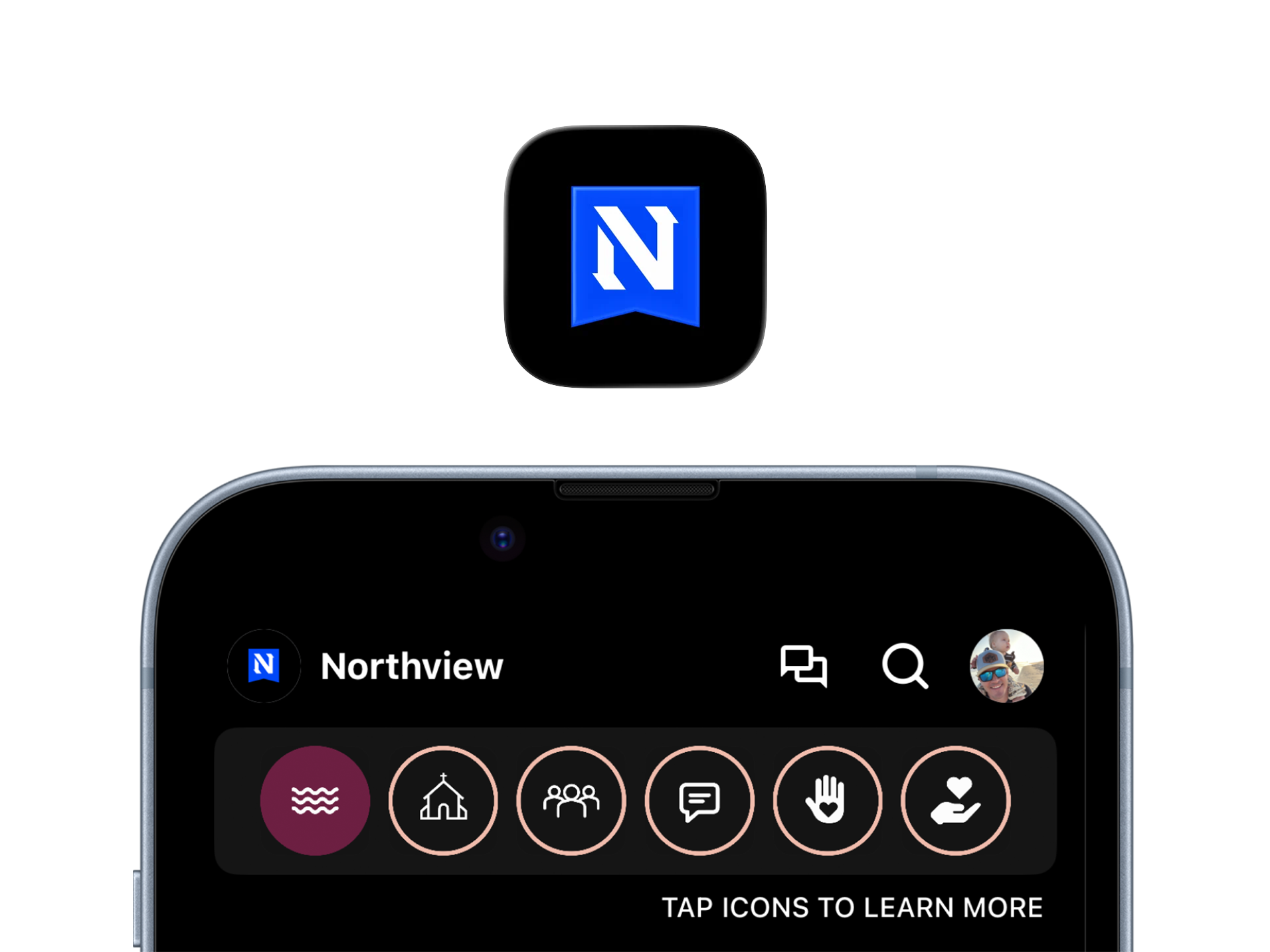 Northview Discipleship App built with Sideways
