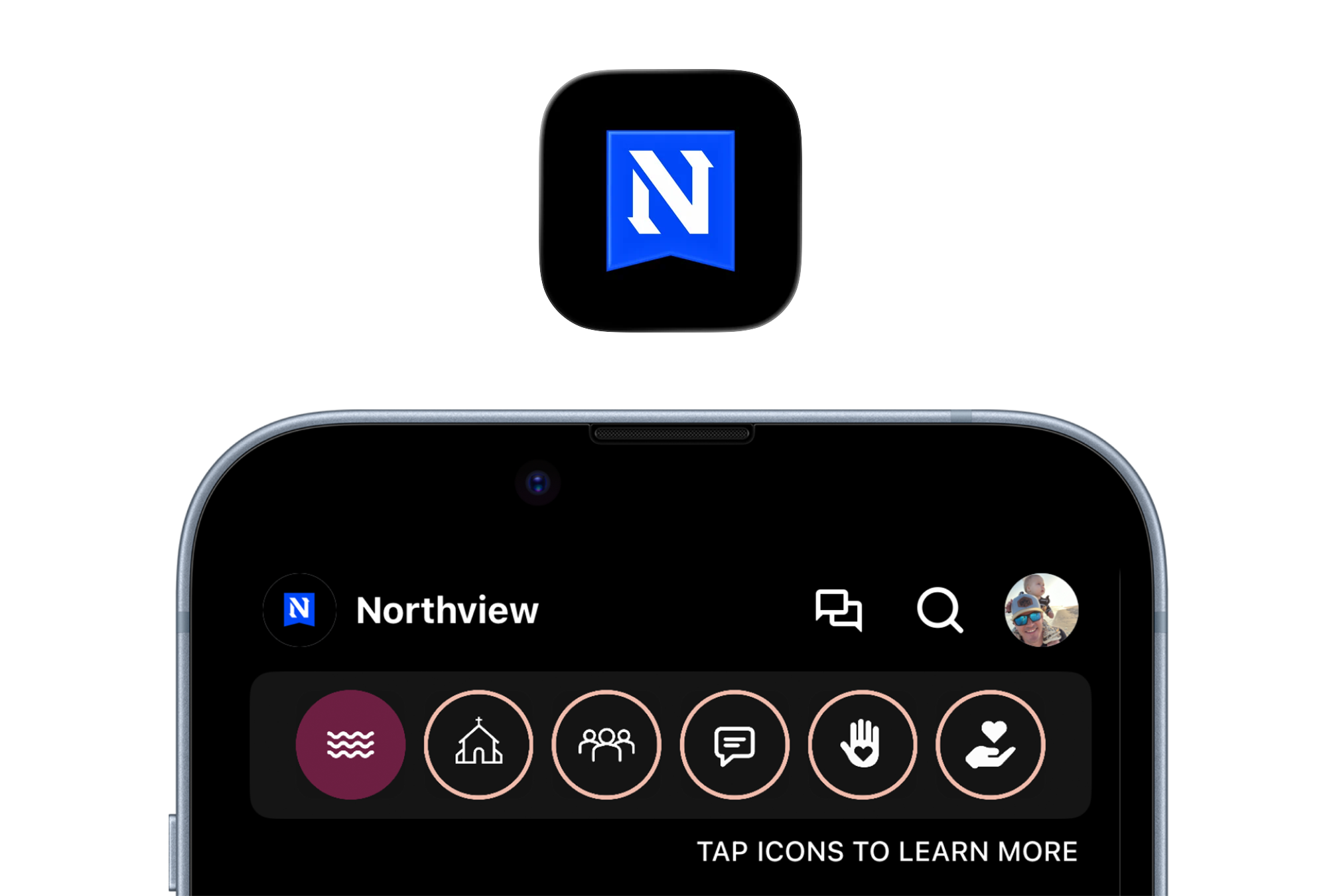 Northview Mobile App featuring Studio C Integration