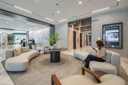 couch seating in lobby