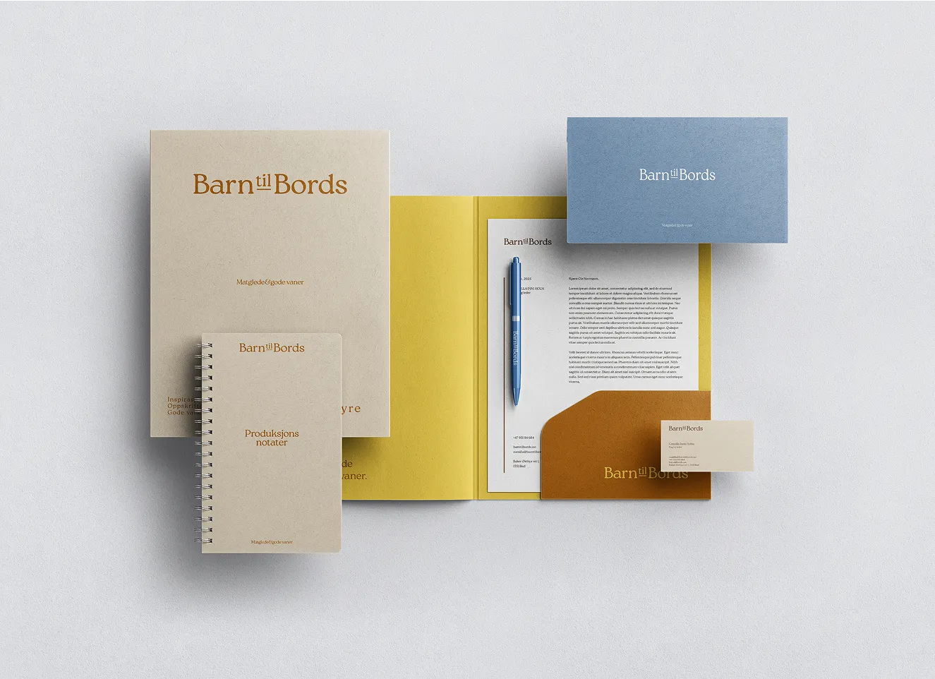 Illustrasjon for brand design og visuell identitet hos Simmer