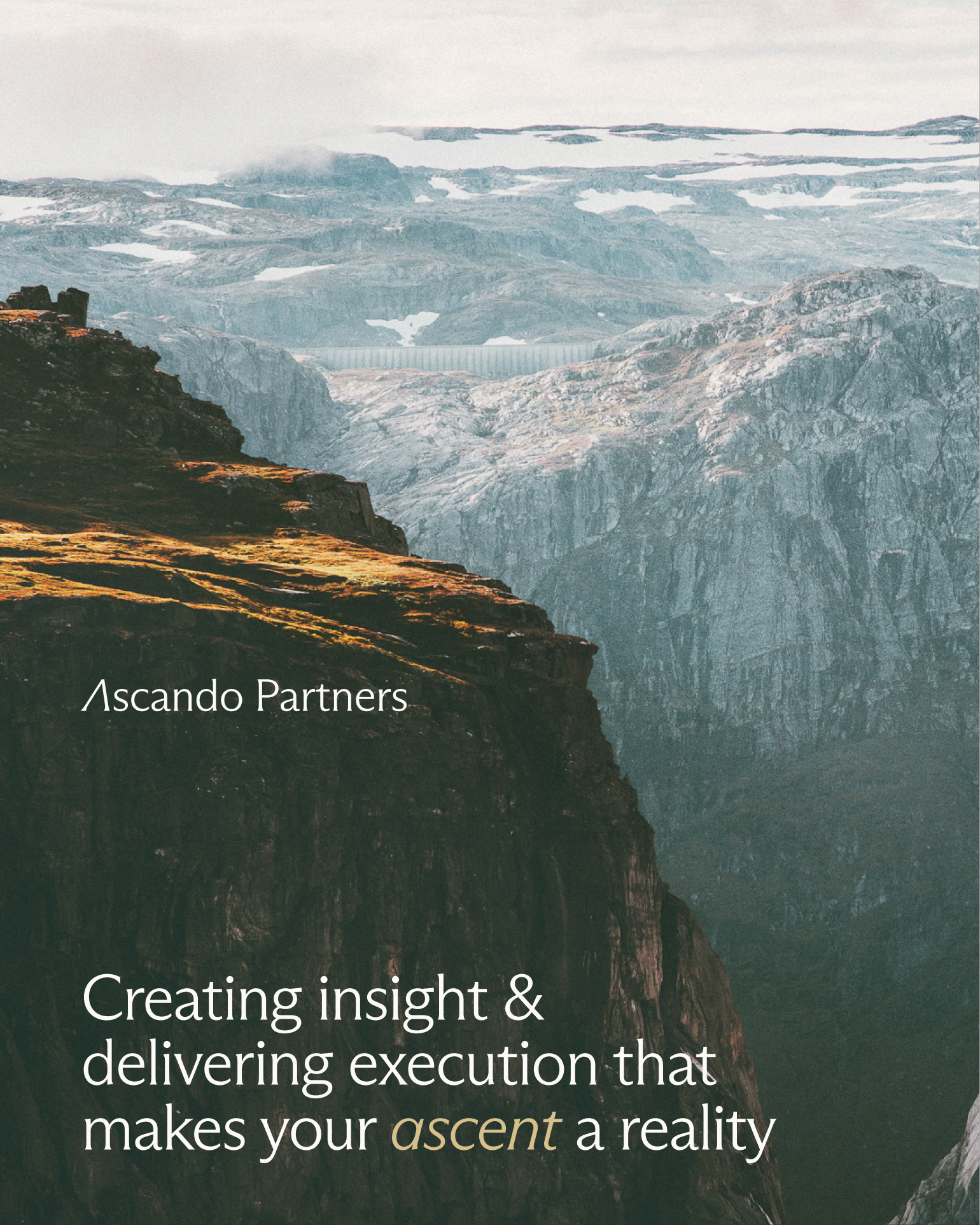 LinkedIn lanseringskarusell for Ascando Partners, side 1