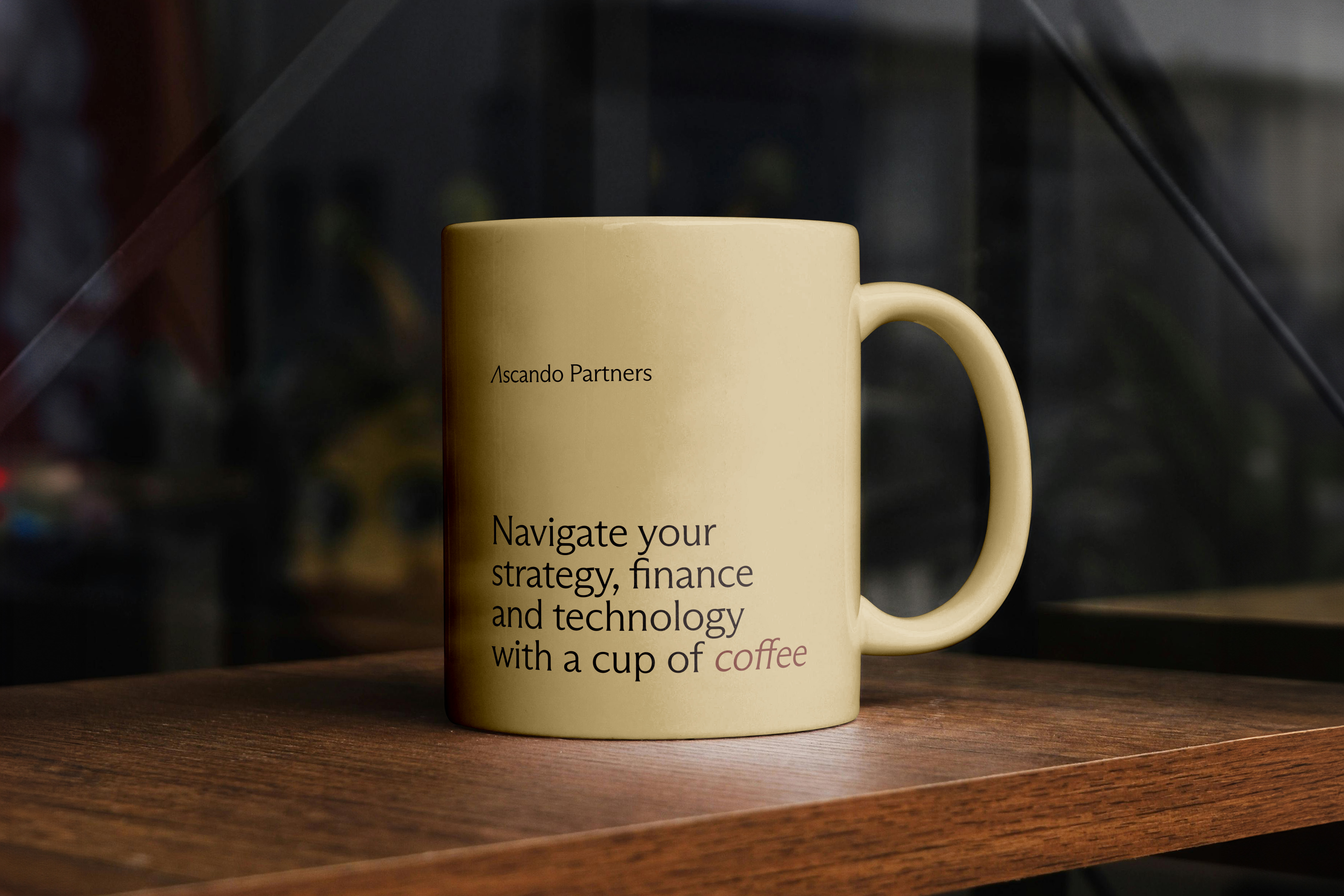 Kopp med Ascando Partners logo
