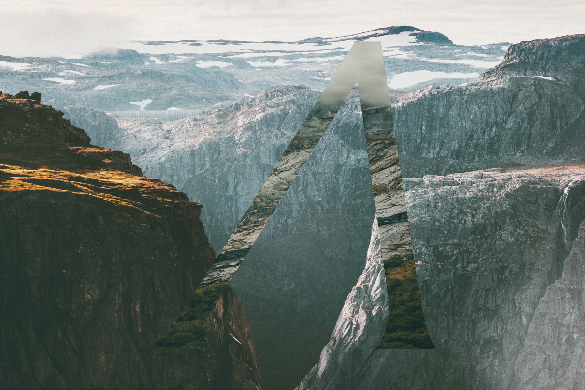 Ascando Partners symbol over canyon-landskap