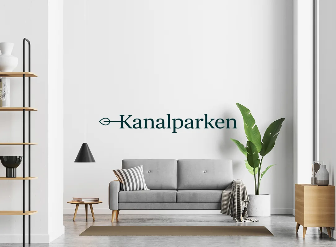 Kanalparken boligprosjekt: naturinspirert merkevareidentitet, laget av Simmer