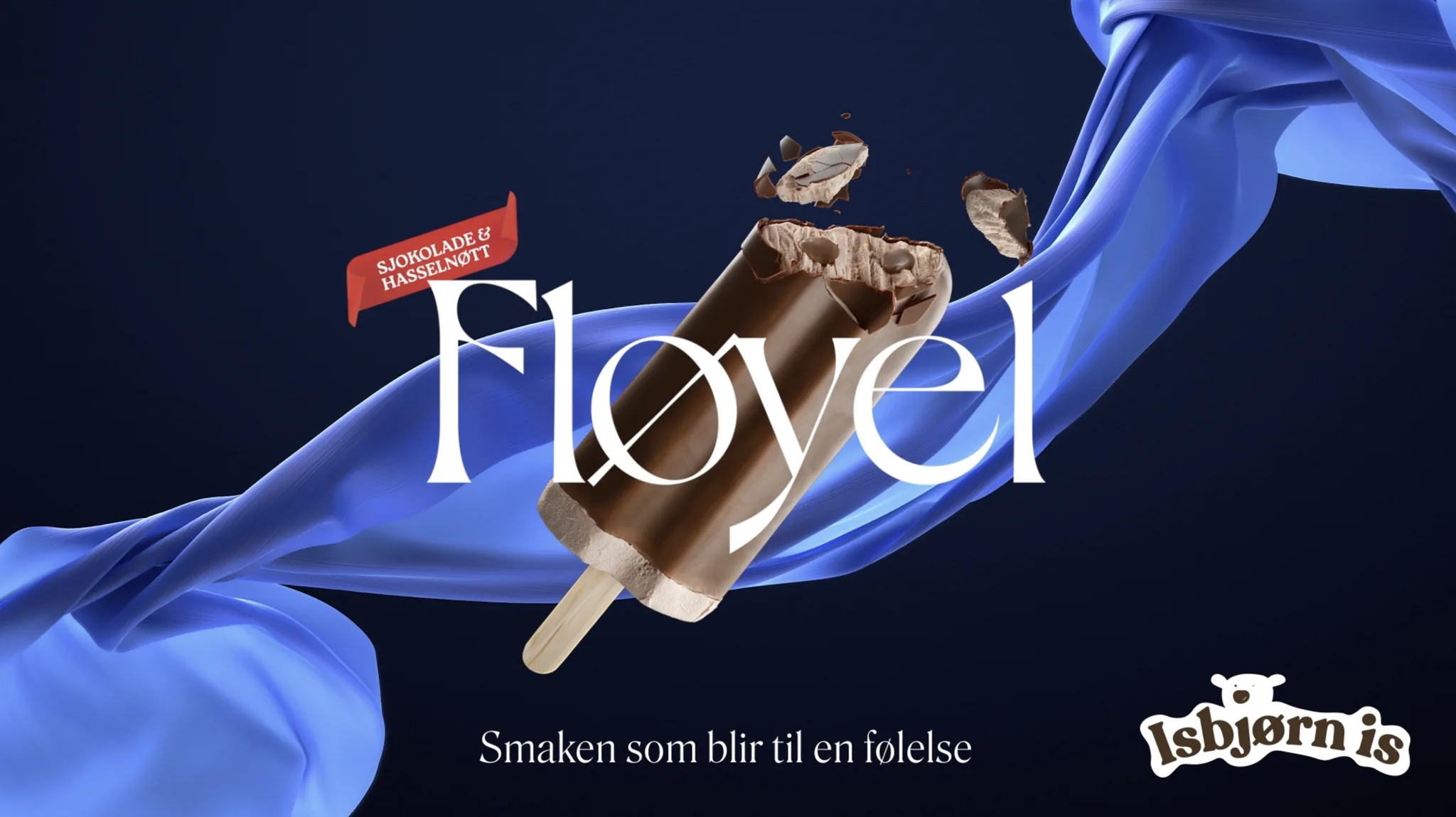 Isbjørn Is: new visual identity and ice cream packaging, by Simmer