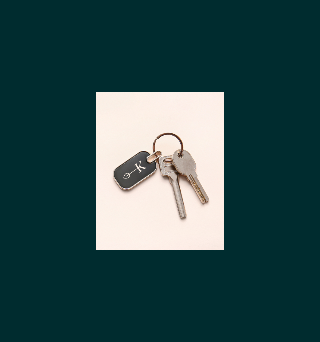 Keys on a Kanalparken key ring