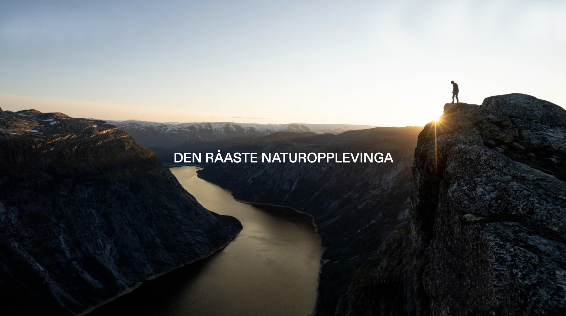 Trolltunga banner: Den råaste naturopplevinga