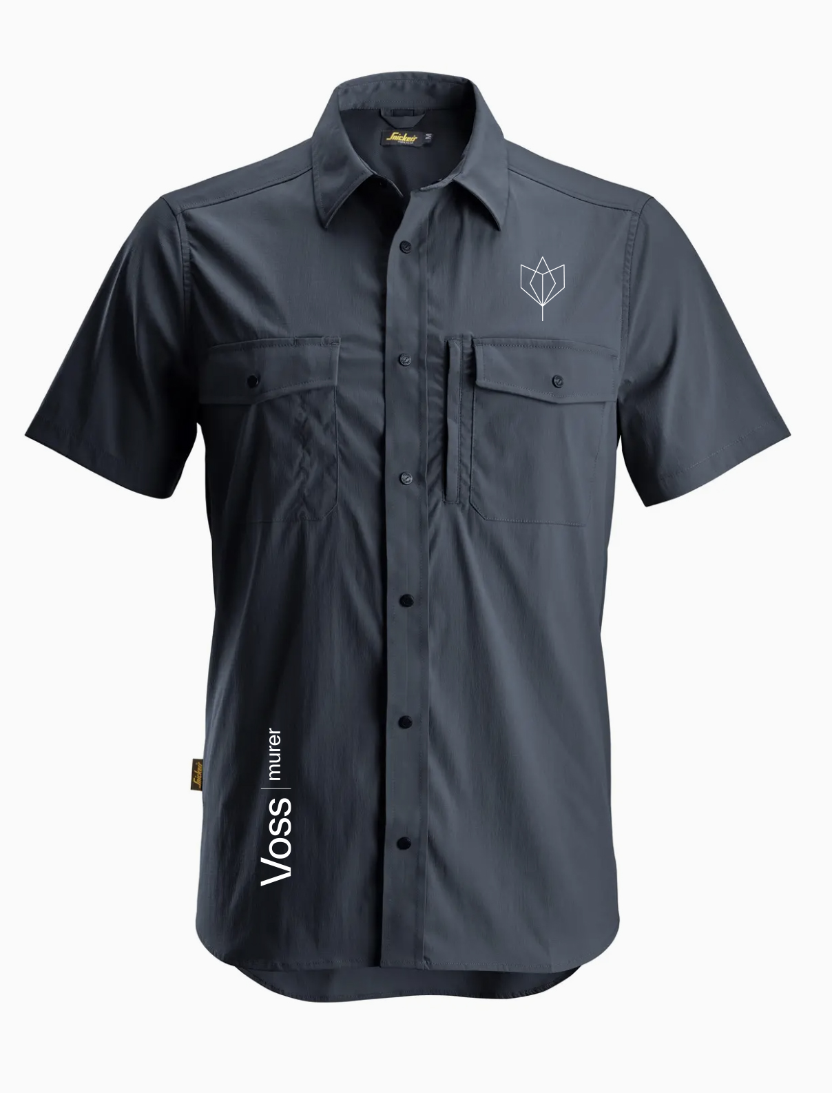 Arbeidsskjorte med Voss Murer logo