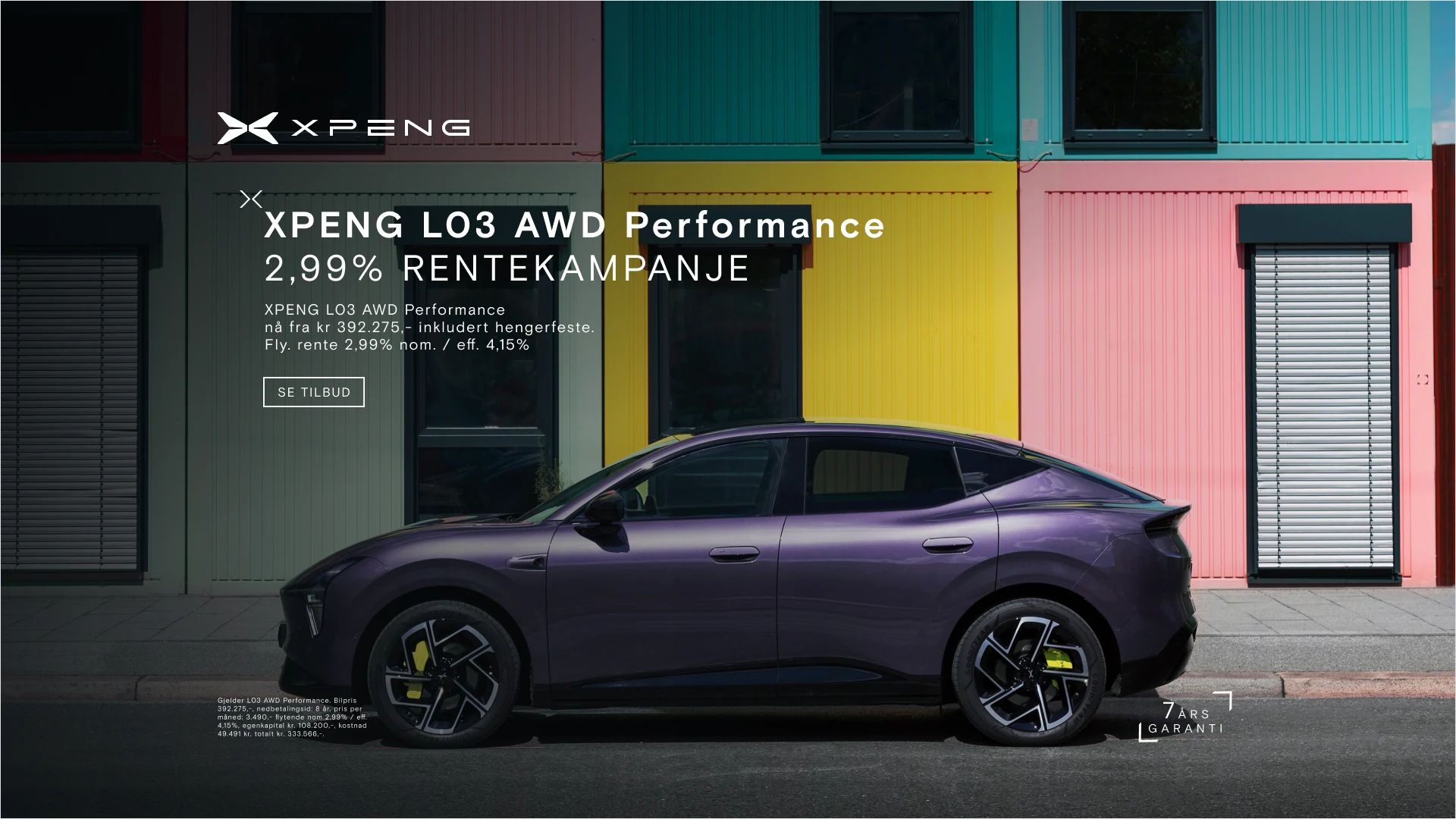 Banner for the XPENG L03 AWD Performance