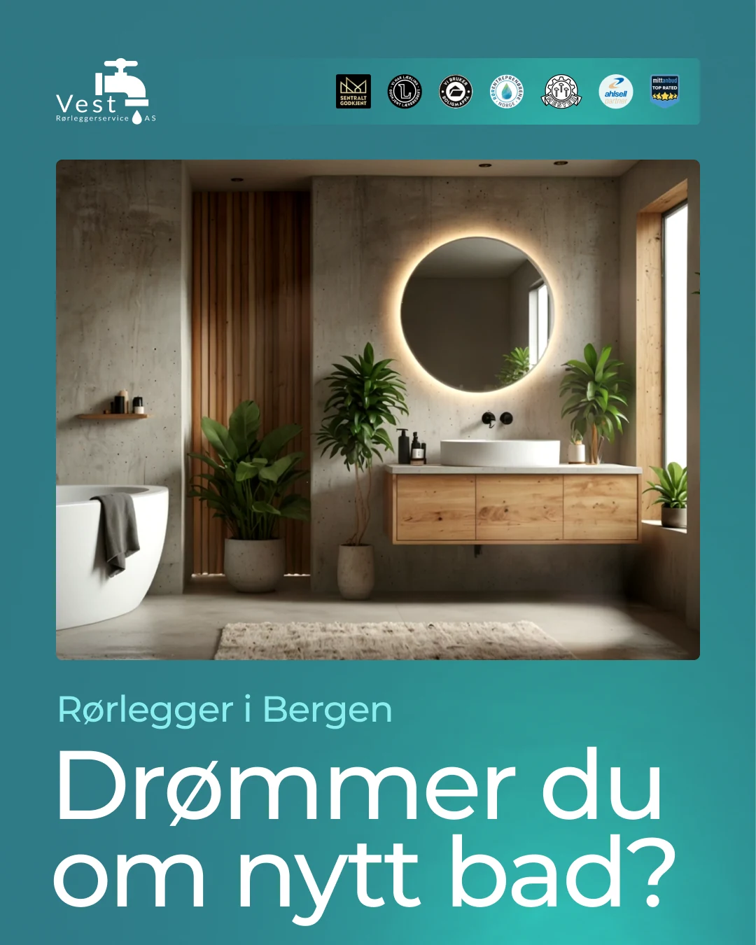 Annonse for nytt bad i 4:5 format