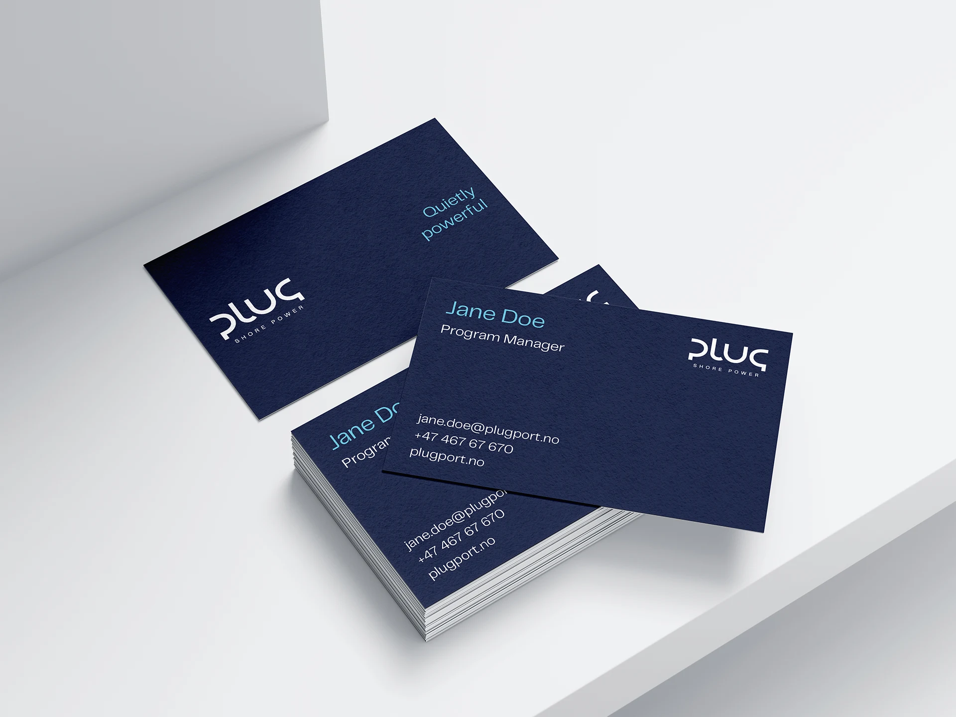 Plug business cards