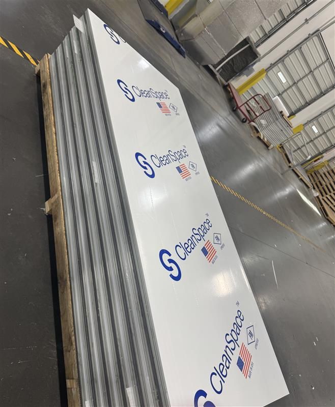 CleanSpace panels in the manufacturing facility