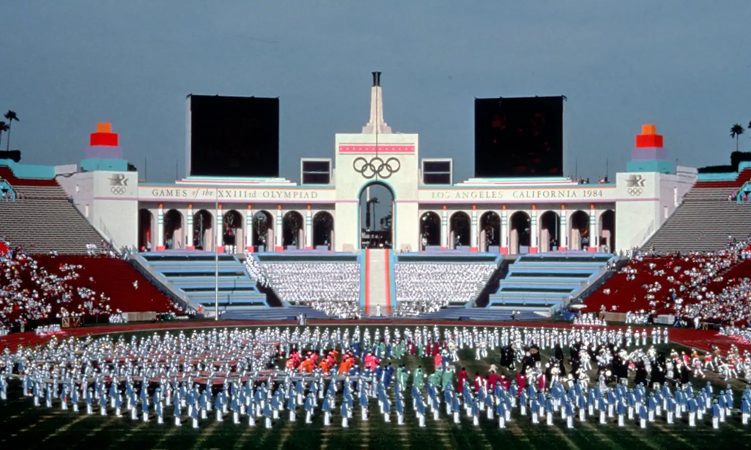Artist's rendering of the vertical space shuttle Endeavour exhibit at the California Science Center in Los Angeles.
