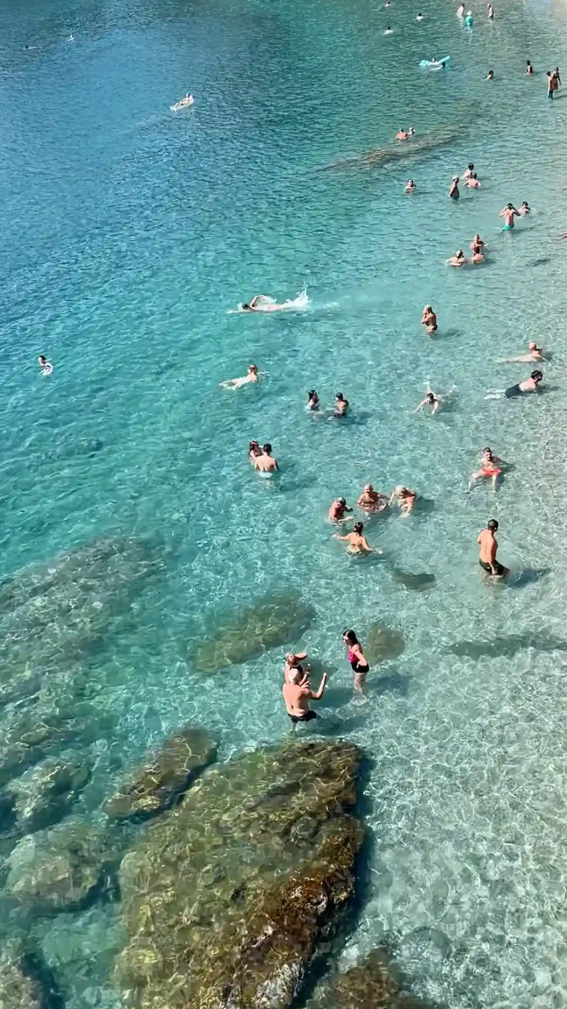 Beachside ocean travel