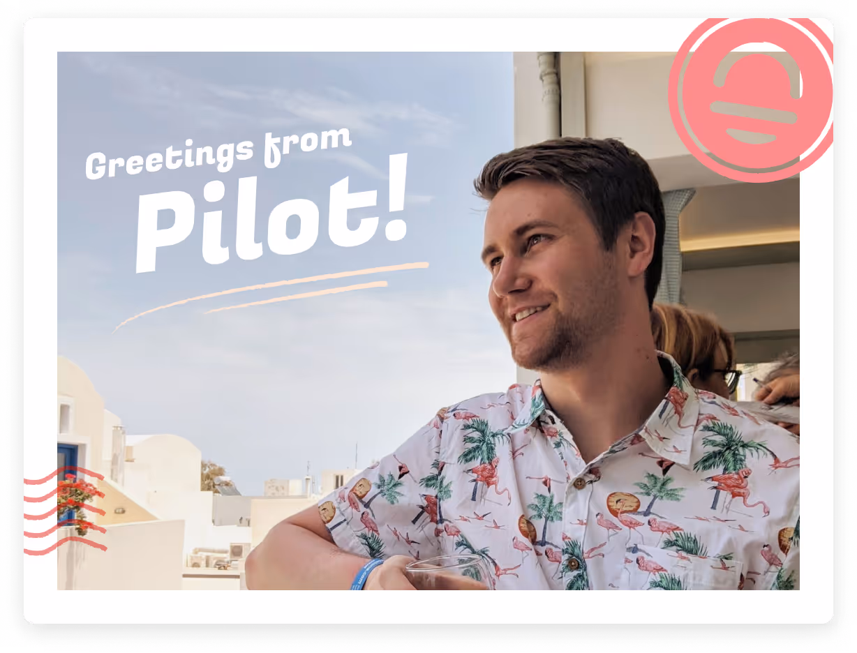 Connor Founder PIlot greetings