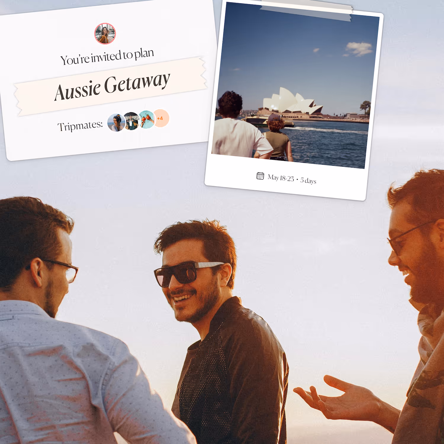 Friends Invite to AI trip planner by Pilot