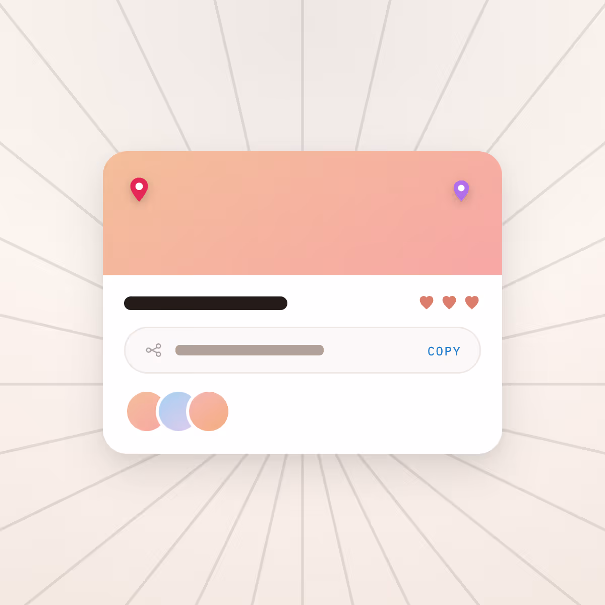 Designed to be shared