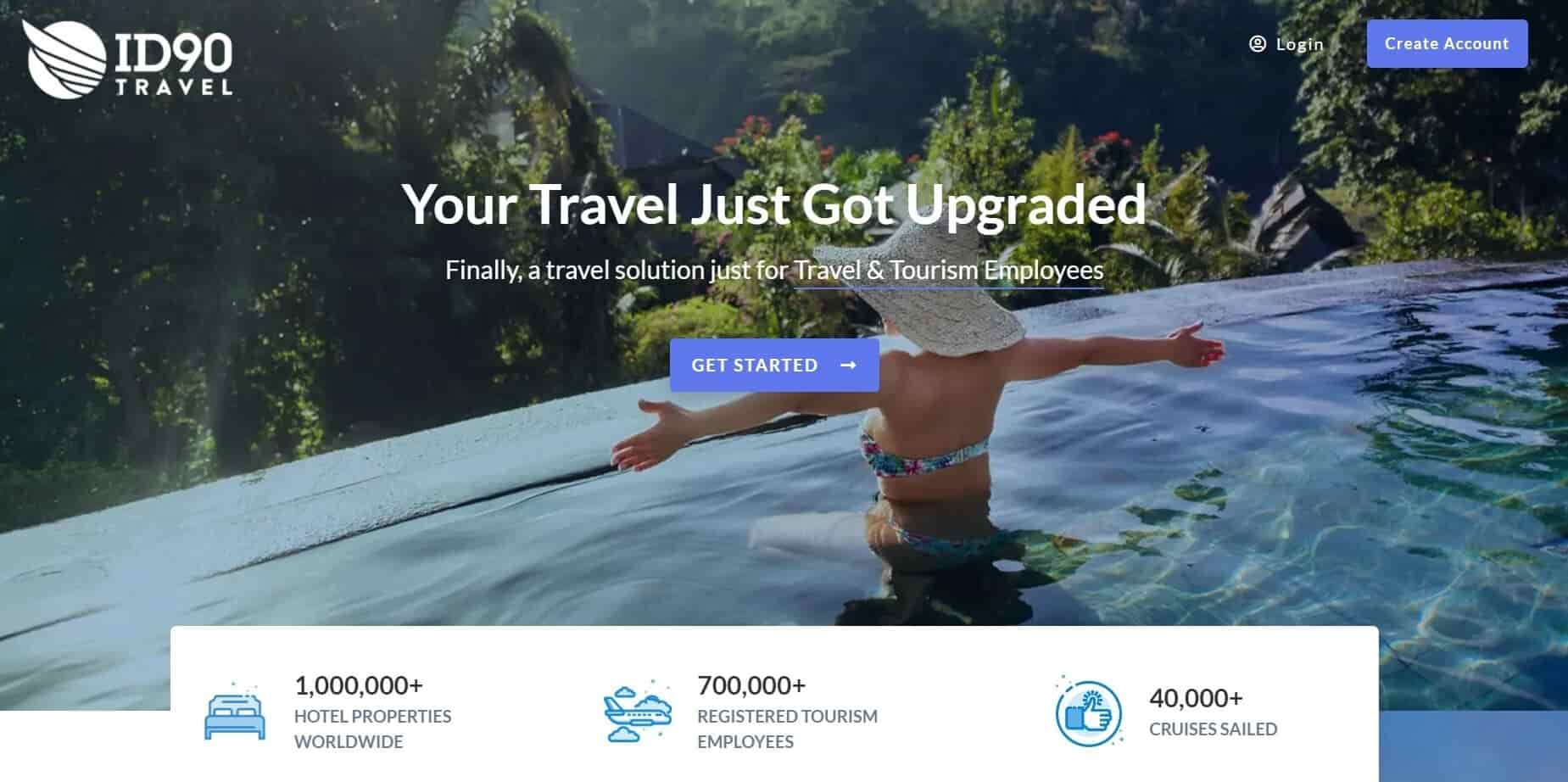ID90 Travel home page.