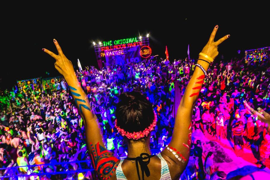 Full moon festival Thailand party